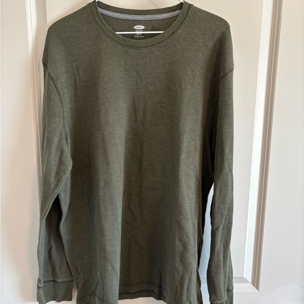 Old Navy Green Long Sleeve Tee Shirt